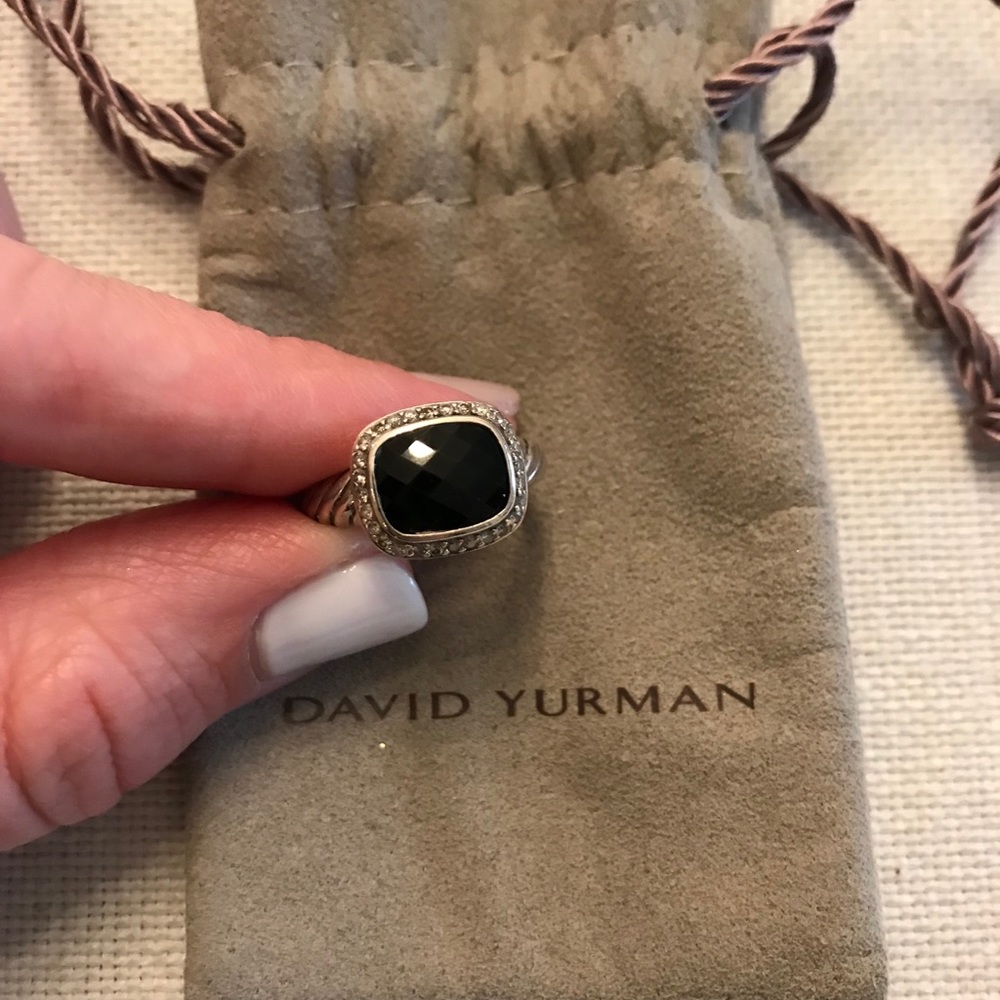 David Yurman black onyx women’s ring size 6